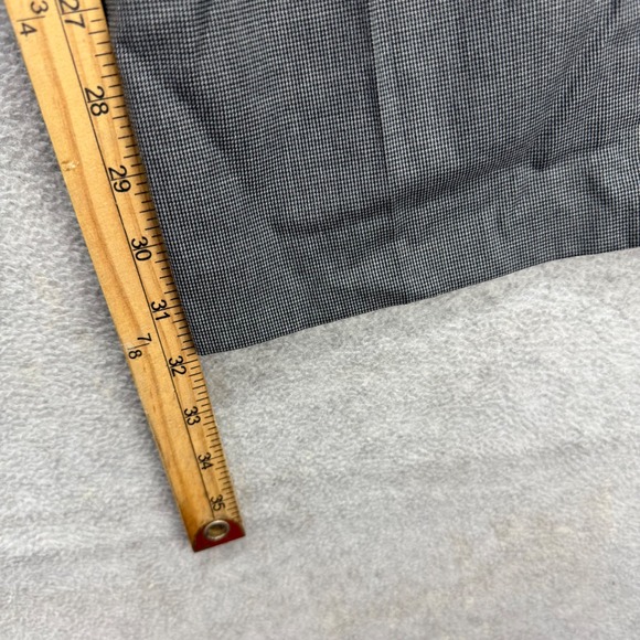 Lauren Ralph Lauren Dress Pants Mens 40x32 Grey Micro Check Flat Front Stretch - Picture 6 of 12